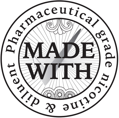 Made With Pharmaceutical Grade Nicotine & Diluent